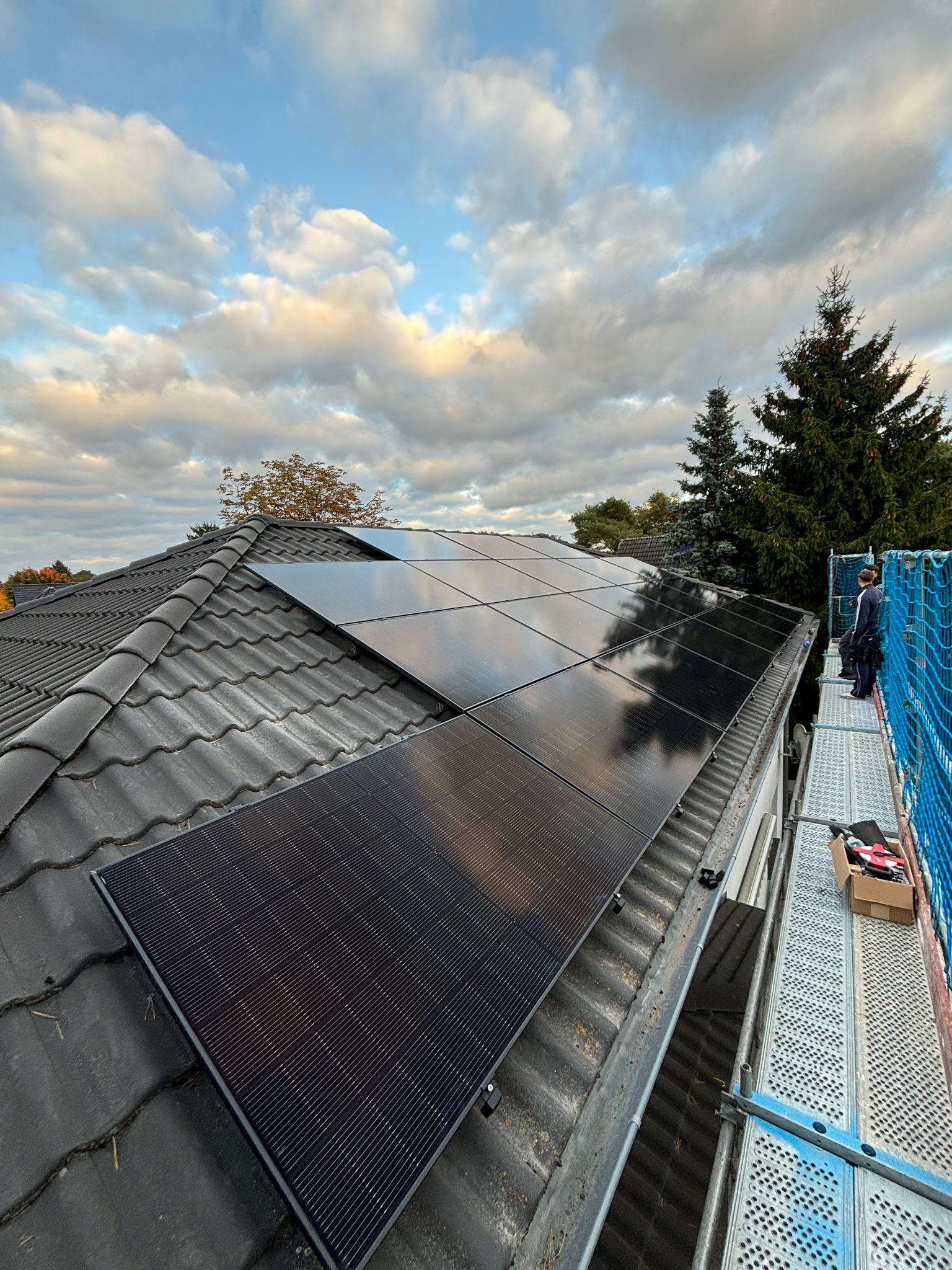 Photovoltaik auf einem Ziegeldach
